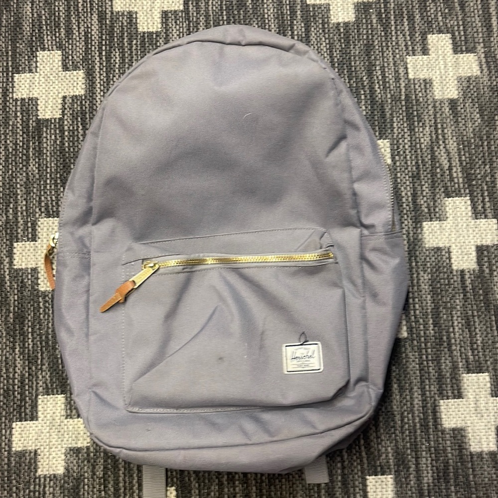 Herschel Backpack Gray (some pen marks on the inside ) - Picture 1 of 6